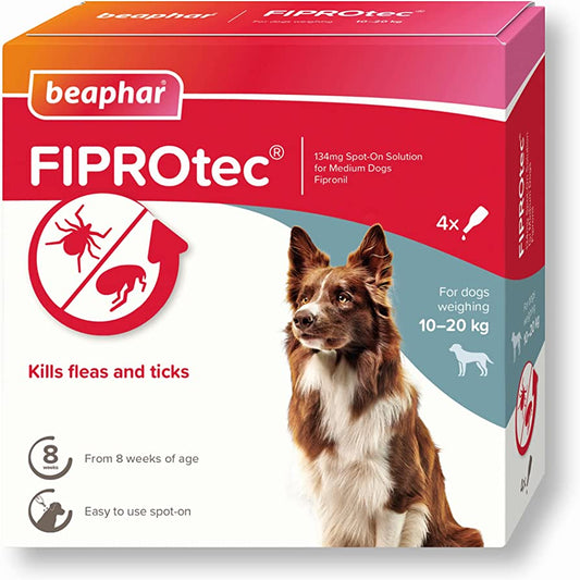 Beaphar Fiprotec Meduim Dog Flee Spot On 10-20kg