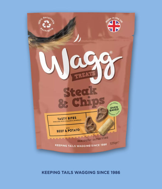 Wagg Treats Steak & Chips