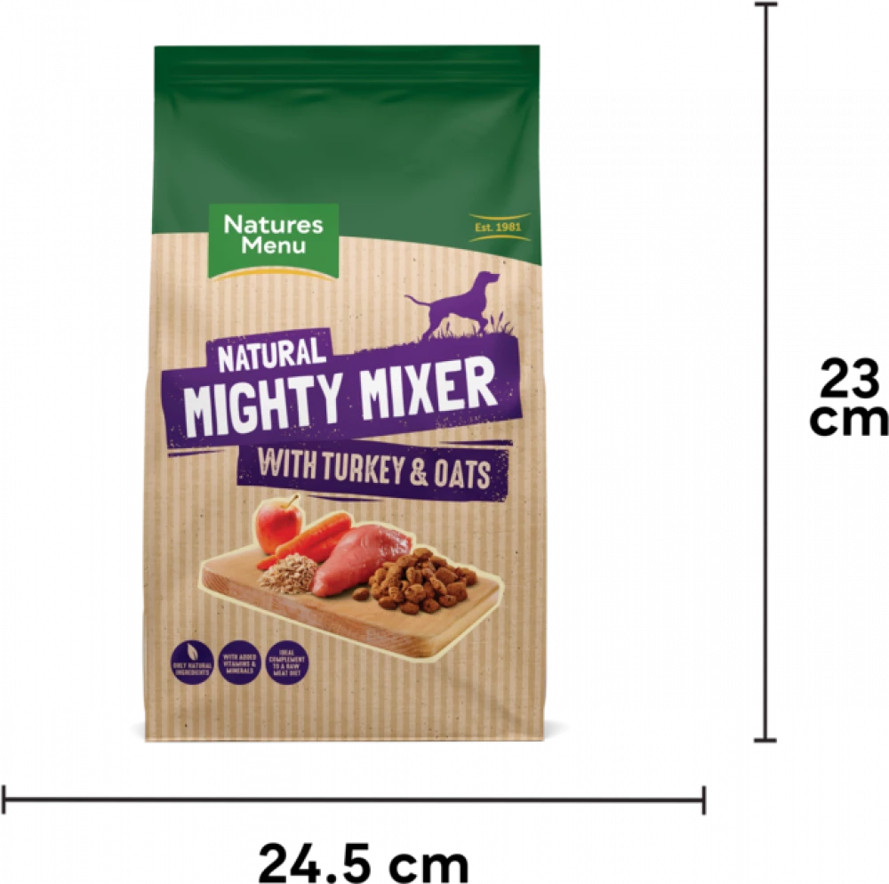 Natures Menu Mighty Mixer Turkey & Oats